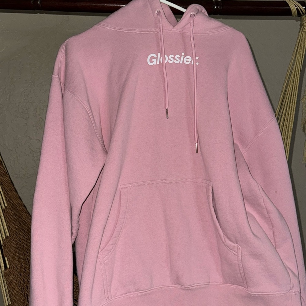 glossier hoodie size large